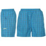 Slazenger Check Shorts Infant Boys Blue
